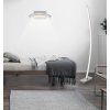 134811 2 stribrna stojaci led lampa addison 28w