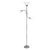 134847 1 chromova stojaci lampa action s bilymi stinidly pro zarovky e27 e14
