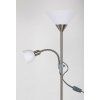134847 3 chromova stojaci lampa action s bilymi stinidly pro zarovky e27 e14