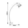 134880 2 bila stojaci lampa otto pro zarovku e27