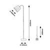 134889 3 cerna stojaci lampa godric s cernym stinidlem pro zarovku e27