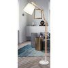134901 2 bila stojaci lampa thomas s dekorem dreva pro zarovku e27