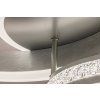 134949 5 stribrne stropni led svitidlo avalon 650mm 50w