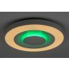 134994 5 bile stropni led svitidlo calvin 500mm 40w rgb cct s do