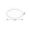 135009 10 smart wifi bile stropni led svitidlo cerrigen 310mm 24w rgb cct