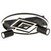 135030 3 cerne stropni led svitidlo aztec 395mm 40w