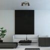 135030 4 cerne stropni led svitidlo aztec 395mm 40w