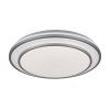 135342 2 stribrne stropni led svitidlo lupita 490mm 40w cct s do