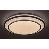 135342 3 stribrne stropni led svitidlo lupita 490mm 40w cct s do
