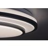 135342 7 stribrne stropni led svitidlo lupita 490mm 40w cct s do