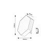 133929 11 cerna led rgb nabijeci lampa jocker 1w s do