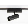 134733 5 cerny listovy led reflektor litrack spot 1f 6w
