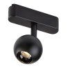 134739 3 cerny listovy led reflektor kulovy litrack spot 1f 5w