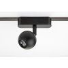 134739 5 cerny listovy led reflektor kulovy litrack spot 1f 5w