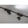 134739 7 cerny listovy led reflektor kulovy litrack spot 1f 5w