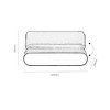 134760 10 cerne listove led svitidlo 115mm litrack line 1f 6w polohovatelne