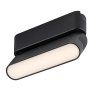 134760 1 cerne listove led svitidlo 115mm litrack line 1f 6w polohovatelne