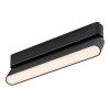 134763 1 cerne listove led svitidlo 220mm litrack line 1f 12w polohovatelne