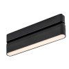 134763 3 cerne listove led svitidlo 220mm litrack line 1f 12w polohovatelne
