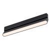 134766 1 cerne listove led svitidlo 330mm litrack line 1f 16w polohovatelne