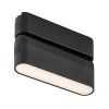 134784 2 smart tuya cerne listove led svitidlo 115mm litrack line 1f 4w cct polohovatelne