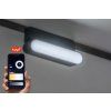 134784 4 smart tuya cerne listove led svitidlo 115mm litrack line 1f 4w cct polohovatelne