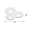 135039 16 cerne stropni led svitidlo bitsi 415x415mm 72w cct s do