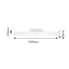 135249 3 chromove stropni led svitidlo esther 550mm 19 2w