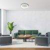 135270 4 stribrne stropni led svitidlo iliana 520mm 56w