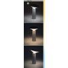 136416 6 bila led zahradni nabijeci lampa polperro 3w