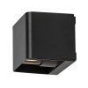 136350 2 antracitove fasadni led svitidlo hallstatt 10w ip54