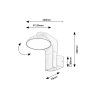 136329 9 cerne fasadni led svitidlo wengen 12w ip54