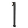 136374 2 cerny zahradni led sloupek cubbington 10w ip54 105cm