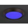136452 6 hnede stropni led svitidlo mokka 410mm 24w rgb cct s do