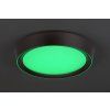 136452 7 hnede stropni led svitidlo mokka 410mm 24w rgb cct s do
