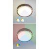 136452 9 hnede stropni led svitidlo mokka 410mm 24w rgb cct s do
