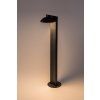 136368 4 cerny zahradni led sloupek wengen 12w ip54 70cm