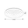 135375 11 bile stropni led svitidlo katina 475mm 36w cct s do
