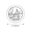134655 4 detske nastenne dotykove led svitidlo leon 100mm 0 3w