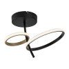 135429 1 cerne stropni led svitidlo emilion 390mm 24w