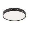 135660 9 cerne stropni led svitidlo nessira 390mm 25w