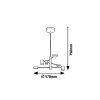 136890 2 cerne zavesne led svitidlo solomon 570mm 30w