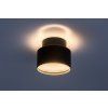 138762 2 cerne stropni led svitidlo ovidia 110mm 16w