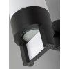 136326 3 cerne fasadni led svitidlo leitha 12w ip44