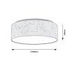 135798 3 bile stropni led svitidlo otilia 400mm 22w