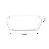 136530 2 cerne stropni led svitidlo samira hranate 420x420mm 48w ip44