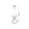 136968 6 cerne zavesne led svitidlo matilde 560mm 48w