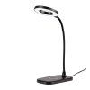138039 2 cerna led stolni lampicka hardin 5w s bezdratovym nabijenim