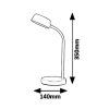 138036 2 modra led stolni lampicka berry 4 5w