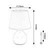 138699 4 zelena stolni lampa ingrid pro zarovku e14